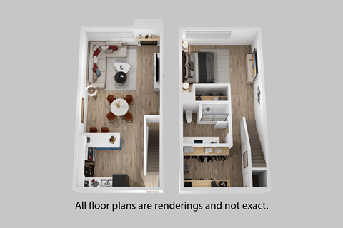 all floor plans are redesigned and not exact